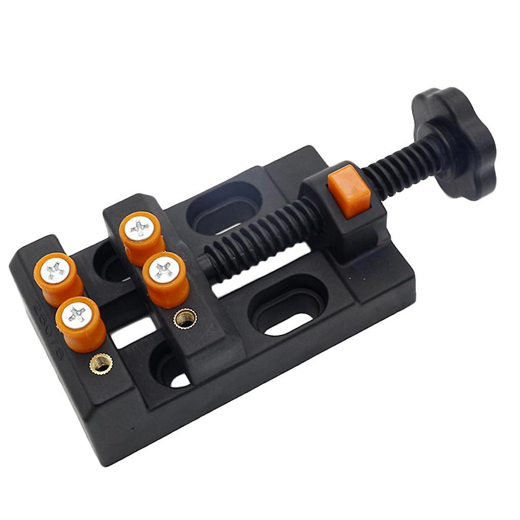 Universal Mini Drill Press Walnut Vise Clamp Table Bench Vice Yellow