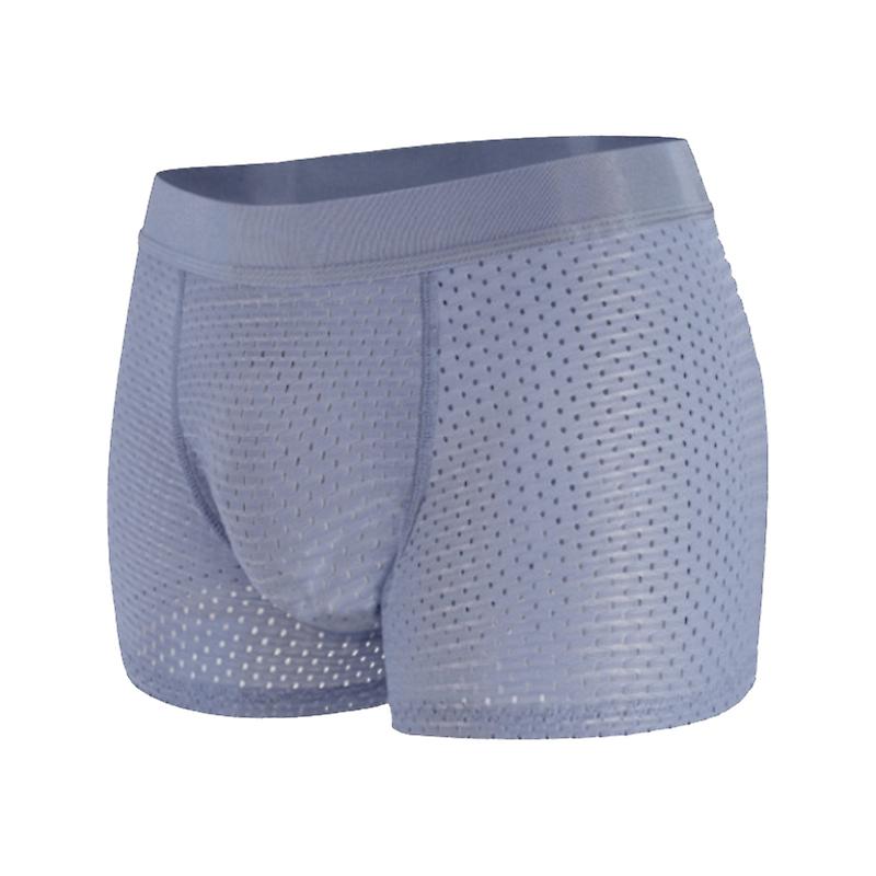 Men Trunks Built-in Fake Butt Hip Lifter Enhancer Shorts Briefs Padded U Convex Pouch Mid-rise Under
