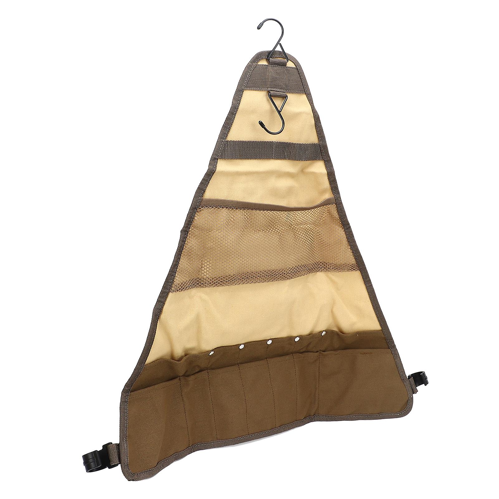 Canvas Tableware Storage Bag, Folding, Wear-Resistant Cookware Holder