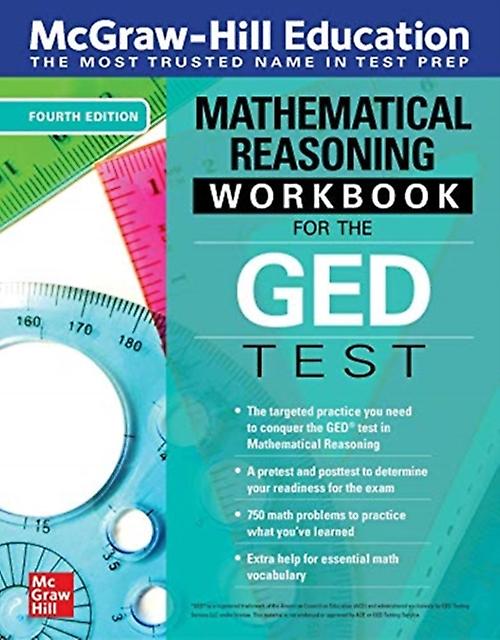 Mcgrawhill Education Mathematical Reasoning Workbook For The Ged Test Fourth Edi by Mexico McGraw Hill Editores Paperback Book
