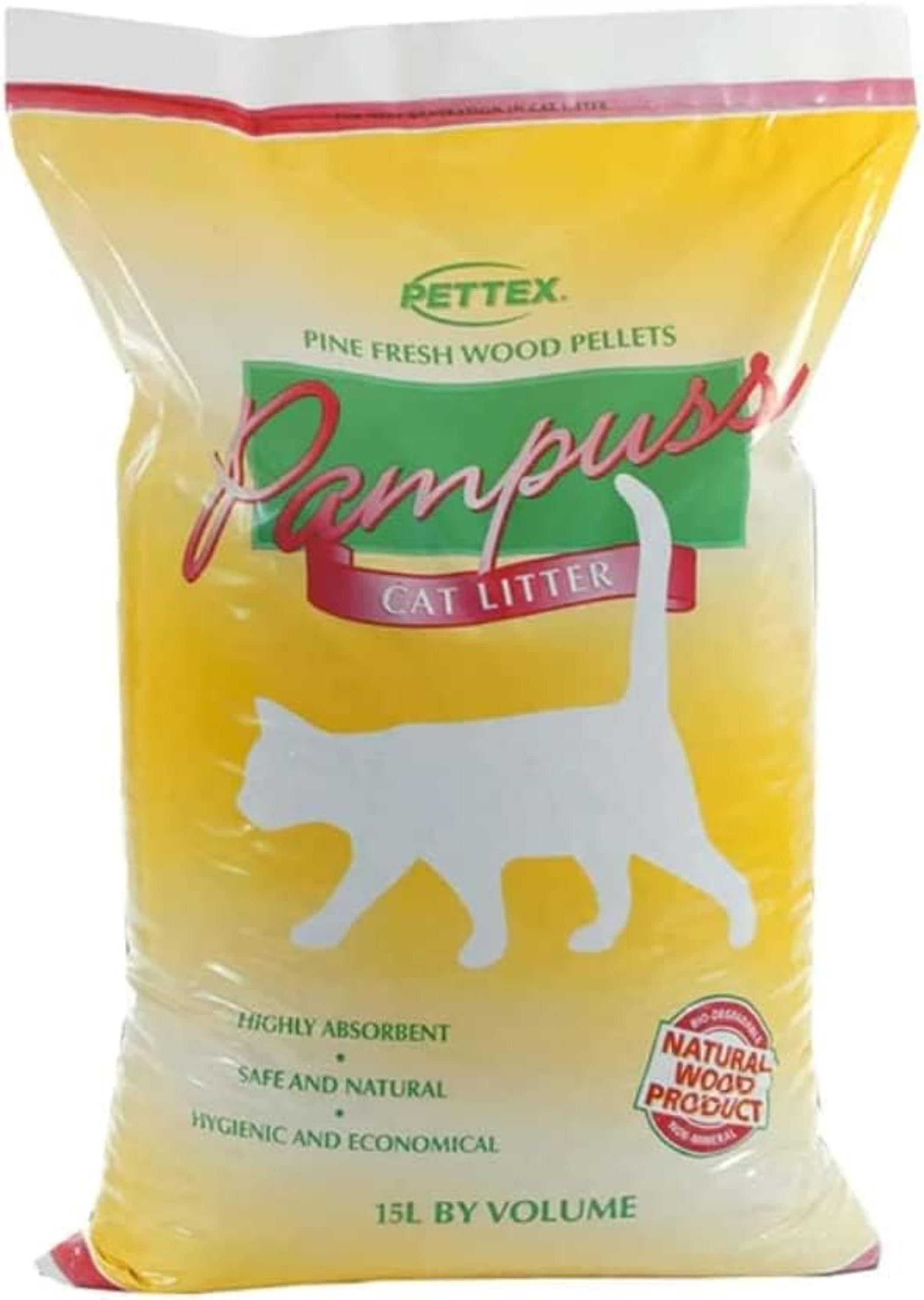 Pettex Pampuss Wood Base Cat Litter 5L