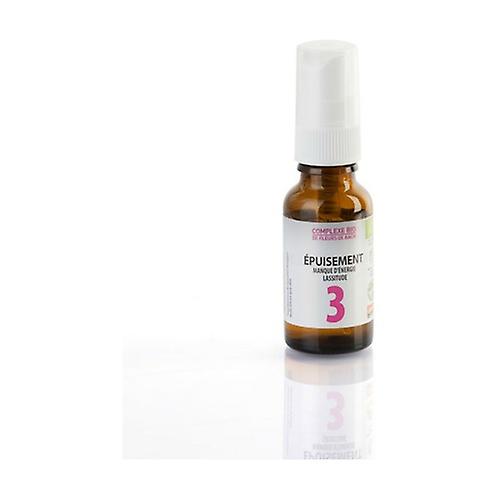 Bach flowers - complex n ° 3 exhaustion 20 ml of floral water