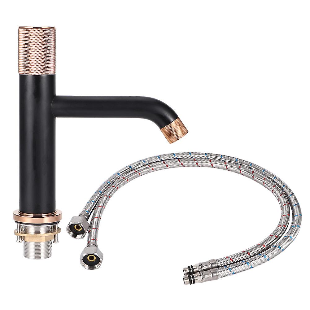 G1/2in Thread Retro Style Bathroom Bathroom Accessories Vertical Hot Cold Water Mixing Tap for Home