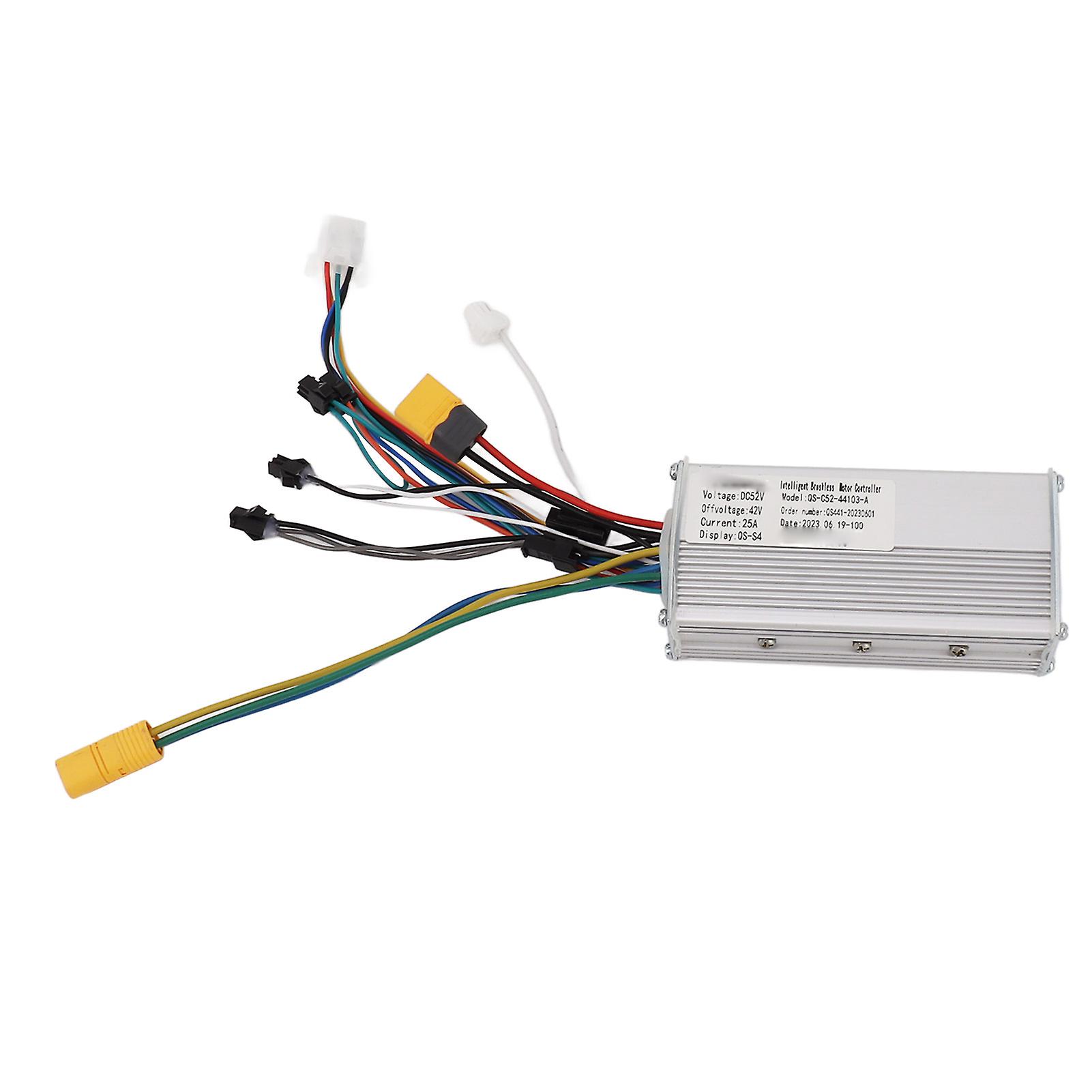 52V 25A Dual Drive Motor Controller for Electric Scooter Brushless Motor Controller Electric Bike Controller Accessory