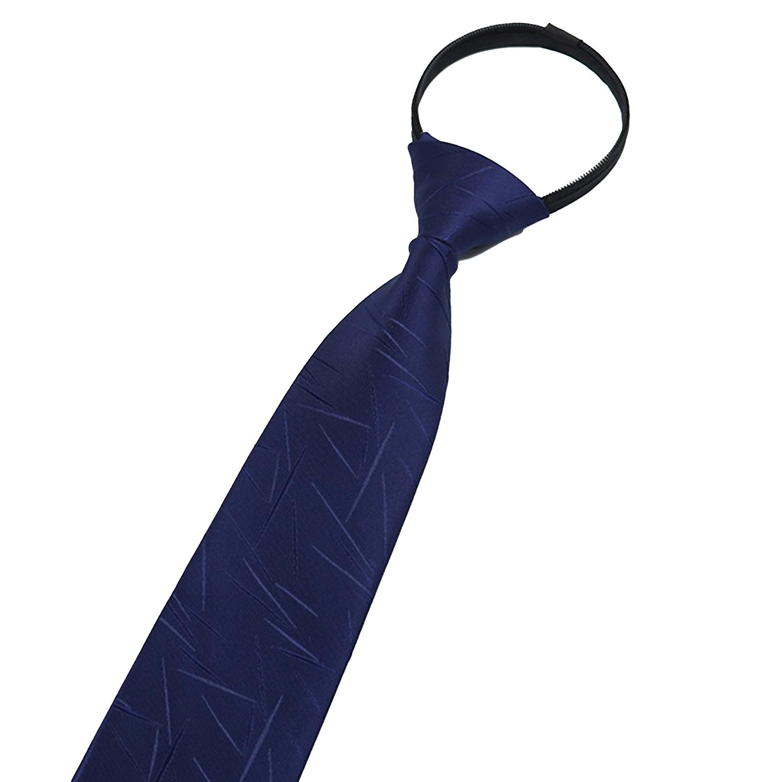 Affärsslips Randig Dragkedja Man Bra Touch Pilspets Typ Bröllopsslips för bröllop