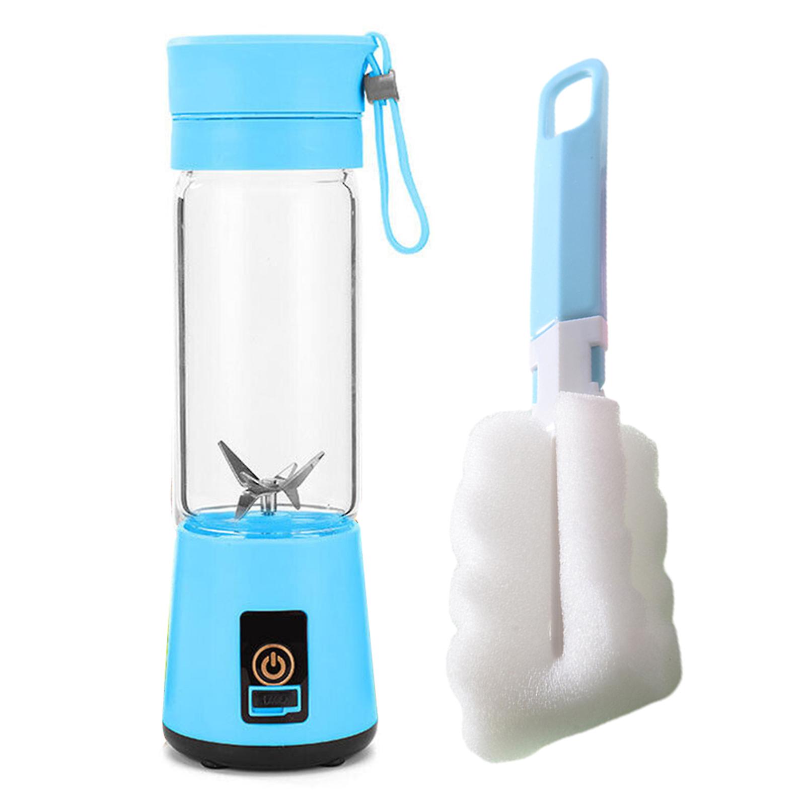Mini Portable Juicer Sponge Cup Brush Set Multi-Purpose Juices Blender for Office Meeting Room Working