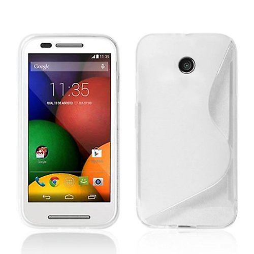 InventCase S Line TPU geeli kattaa iho Motorola Moto E (1. sukupolvi) 2014 - himmeä selkeä