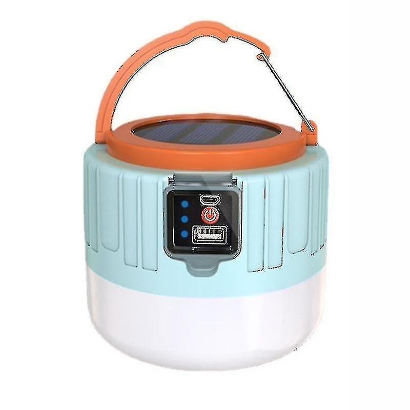 Solar Camping Light Survival Lantern Portable Light Rechargeable Flashlight Power Pack