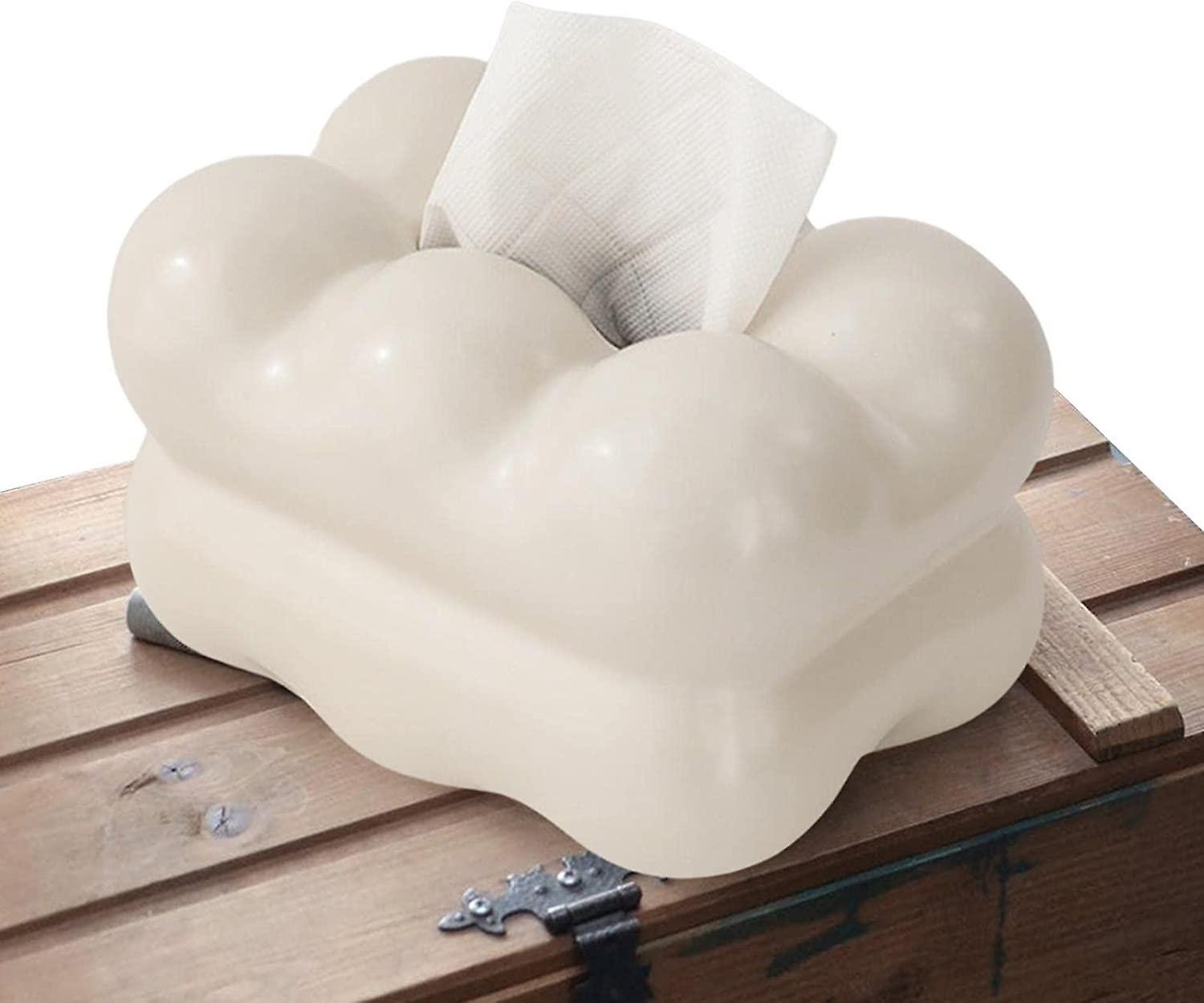 ティッシュボックスホルダー、かわいいセラミック綿菓子ティッシュボックスカバー