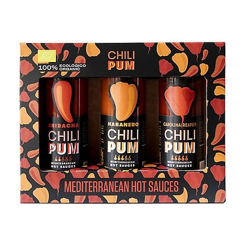 Pack of 3 Eco hot sauces 3 units of 150g