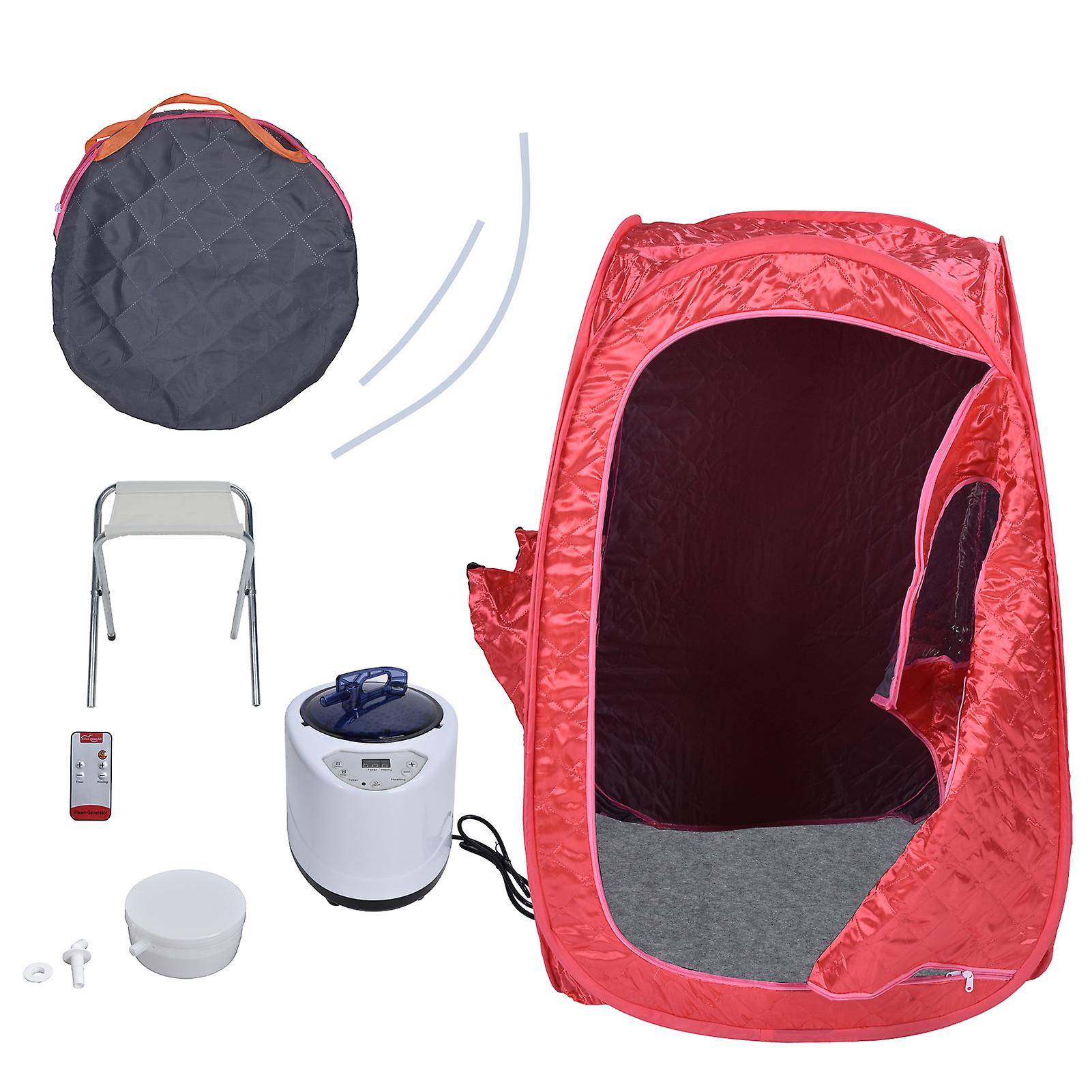 1000W Portable Steam Sauna Generator Tent Set 1‑9 Gears Adjustable Sauna Steam MachineUK AC220‑240V