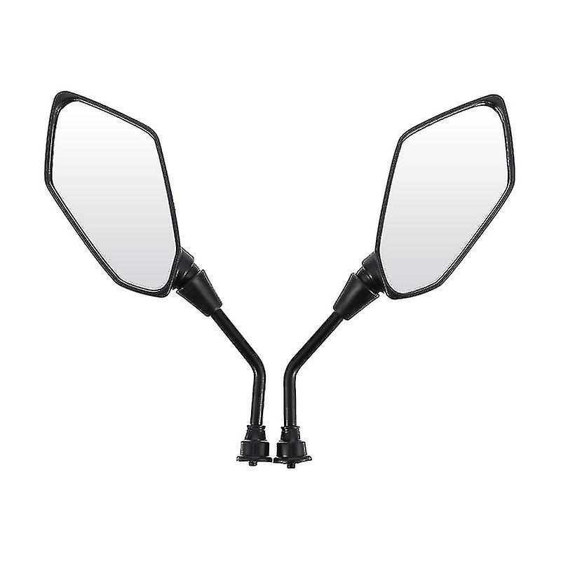 Iron, plastic, glass mirror for bike