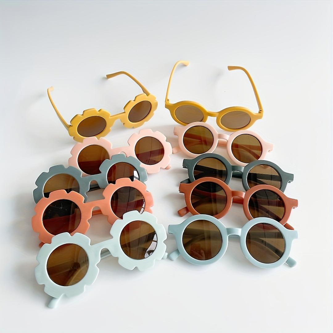 10pcsキッズスタイリッシュかわいいメガネ - トレンディなパーティーアクセサリーと男の子と女の子のための楽しいギフト - 理想的なメガネ
