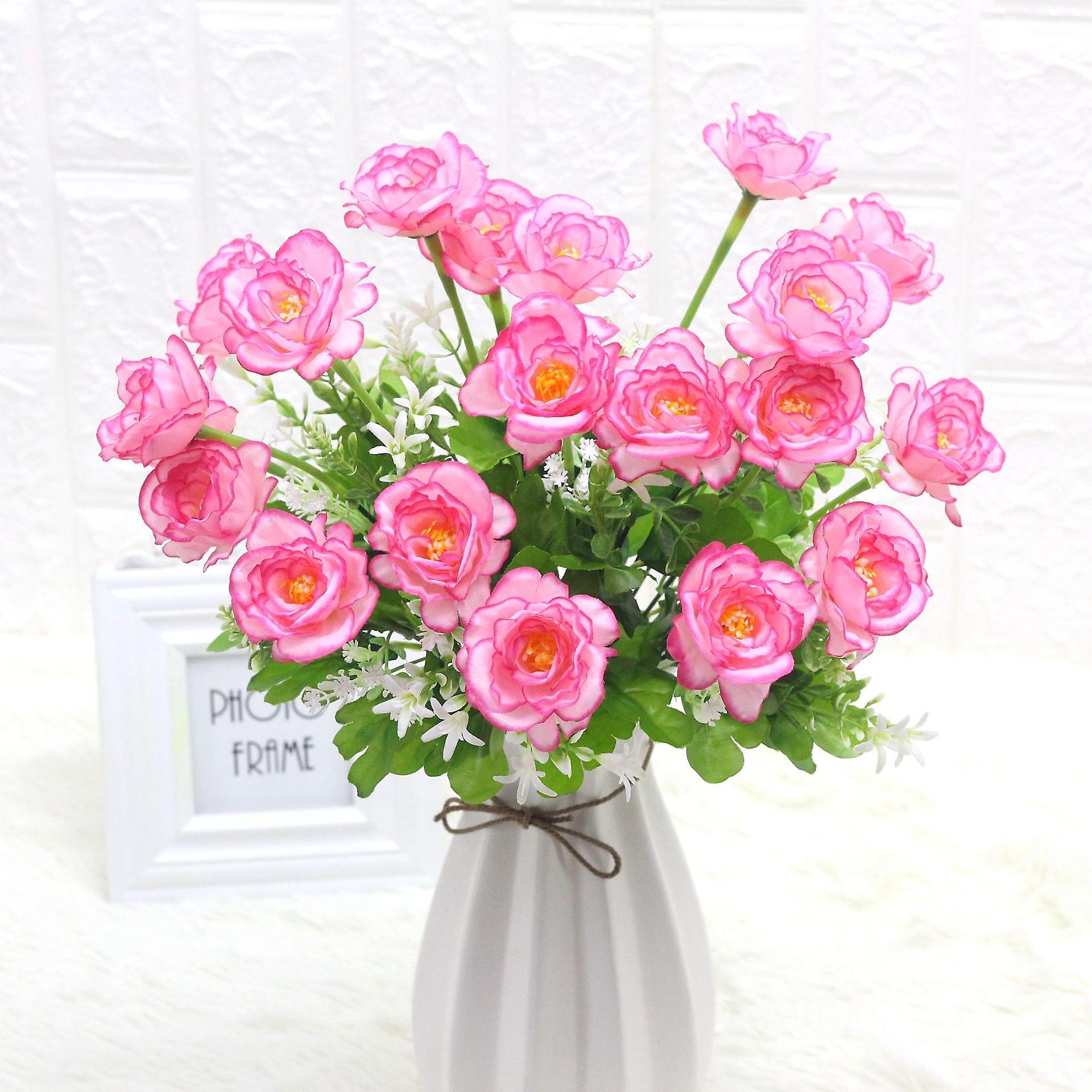 5Pcs artificial peony flower dried flower fake flower gift for women