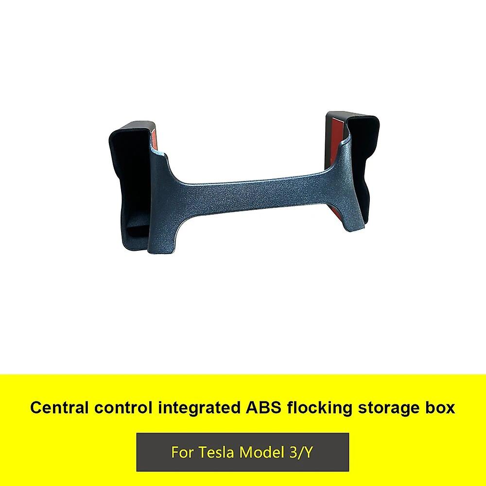 Central Control Conjoined Storage Box Black Flocking For Tesla Model 3 Y Stored Sorting Pens Lipstick Cosmetic Garbage Loading