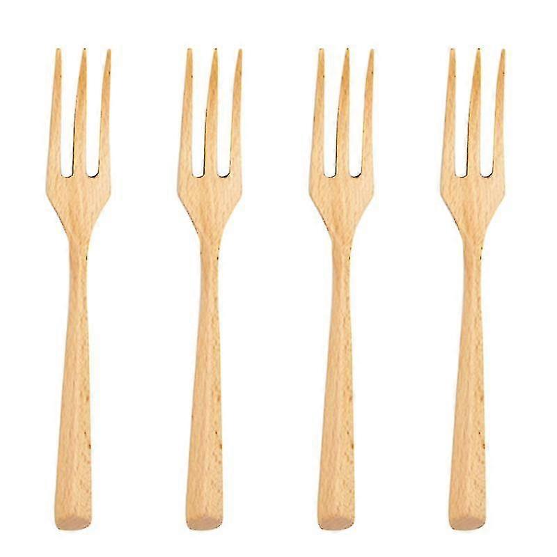 4pcs Kitchen Tableware, Beech Fork
