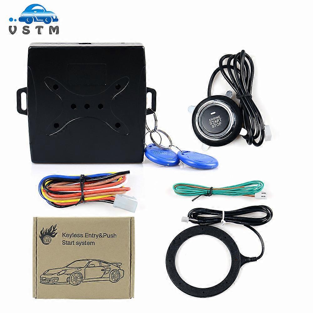 2022  Car Key Systems Key blade Alarm  Engine Push Start Button RFID Lock Ignition Starter less Entry Start Stop Immobilizer Anti-theft System