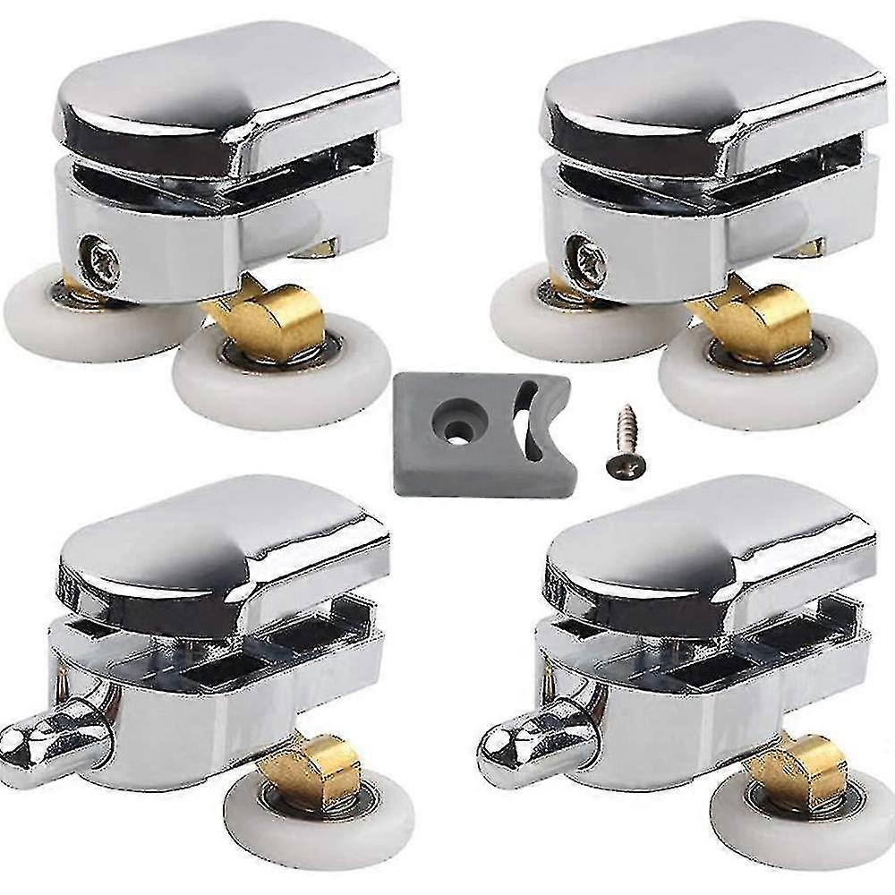 4pcs 25mm Shower Door Rollers Sliding Shower Doors Wheels Replacement Roller Runner Wheel