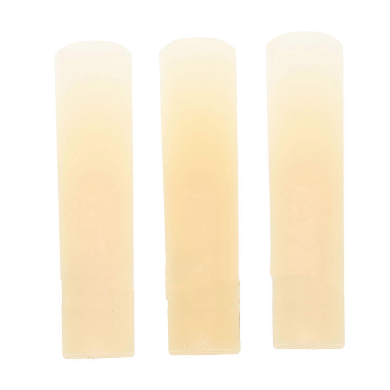 3pcs Soprano Saxophone Reed Resin Sax Reeds Instrument Accessory Set Kit For Replacement Wood