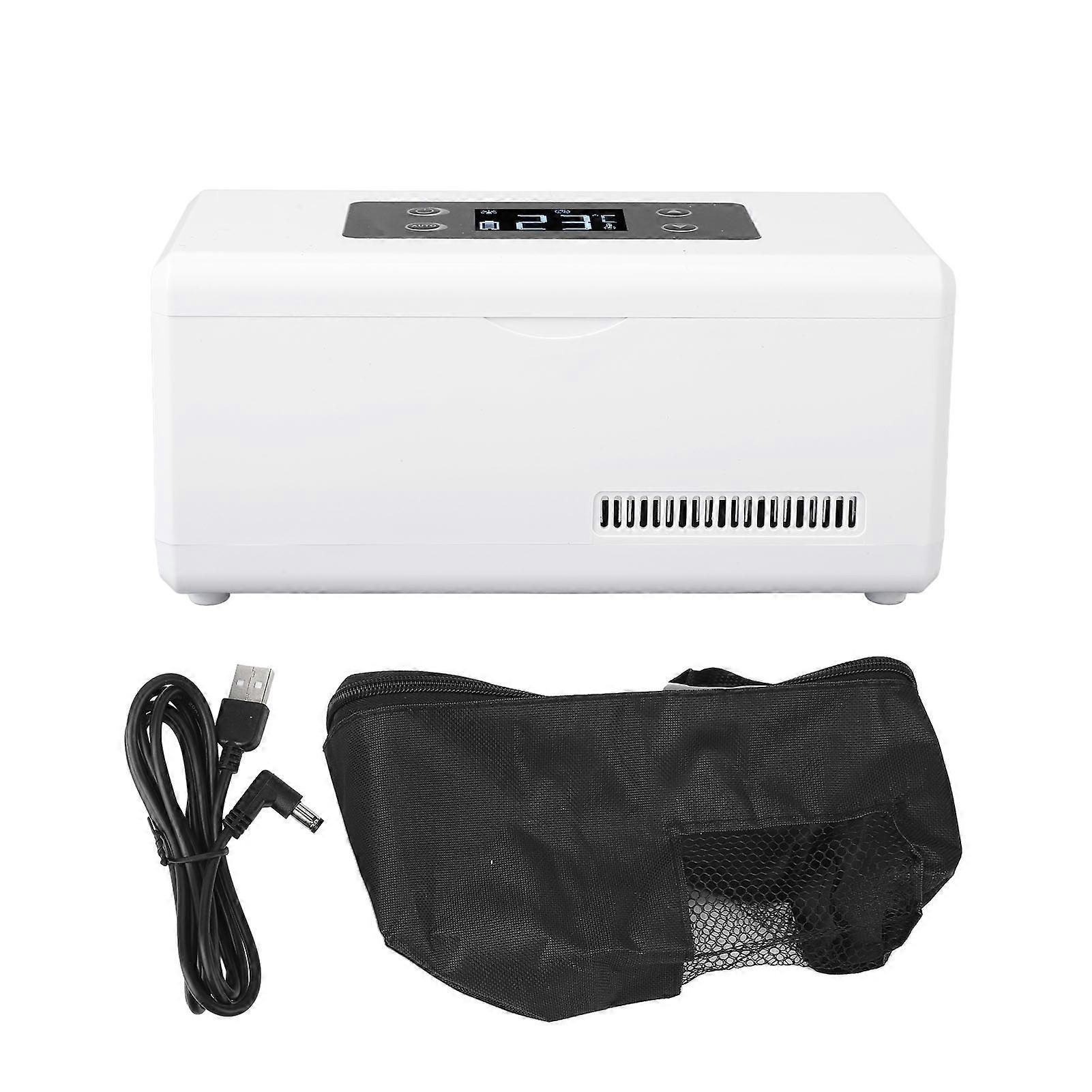 Portable Insulin Cooler Case Rechargeable Constant Temperature Led Display Car Medicine Refrigerator