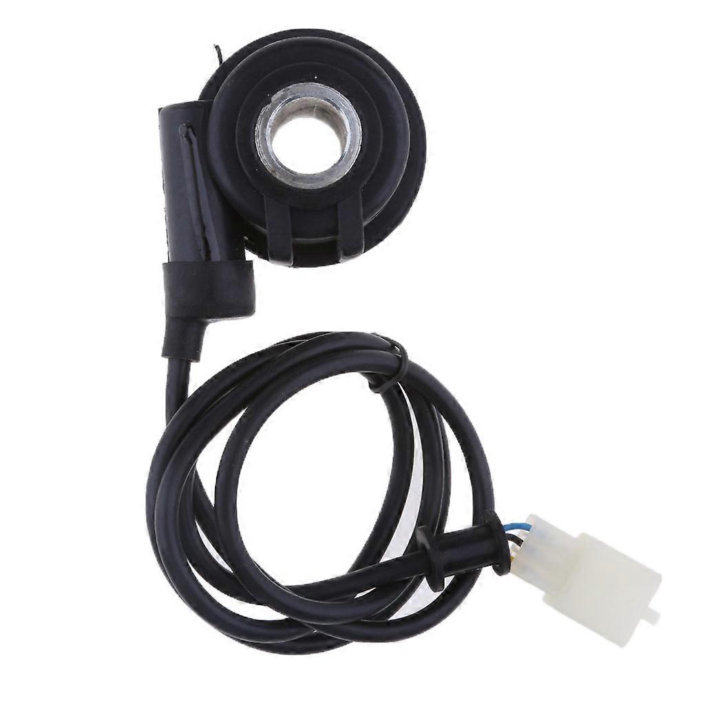 1X Universal Sensor Cable ForFor Motorcycle Digital ATV Odometer Speedometer Tachometer Black
