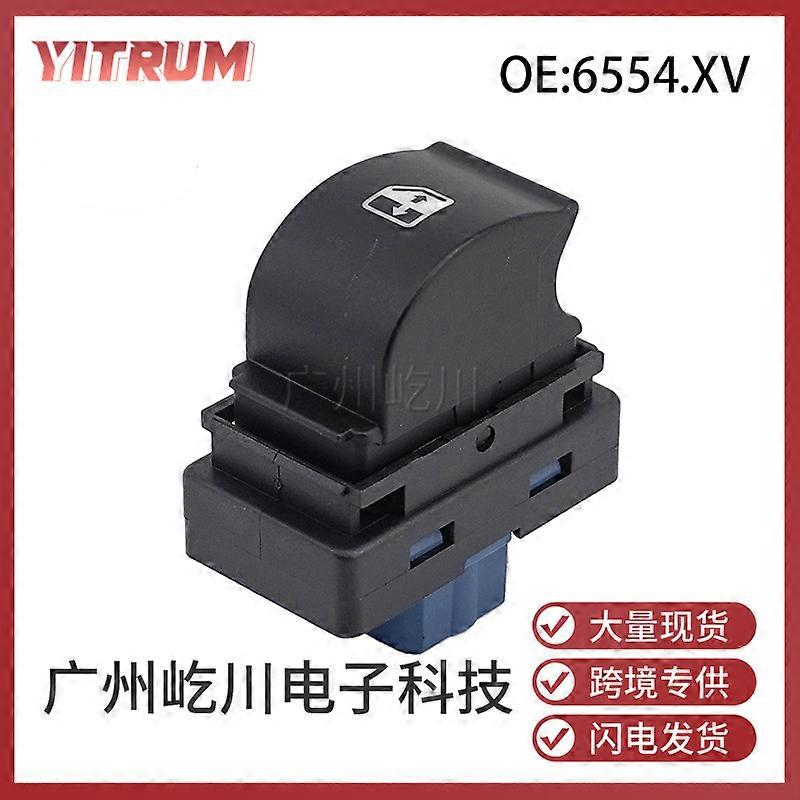 6554.XV is suitable for Peugeot car window lift switch electric window control single switch
