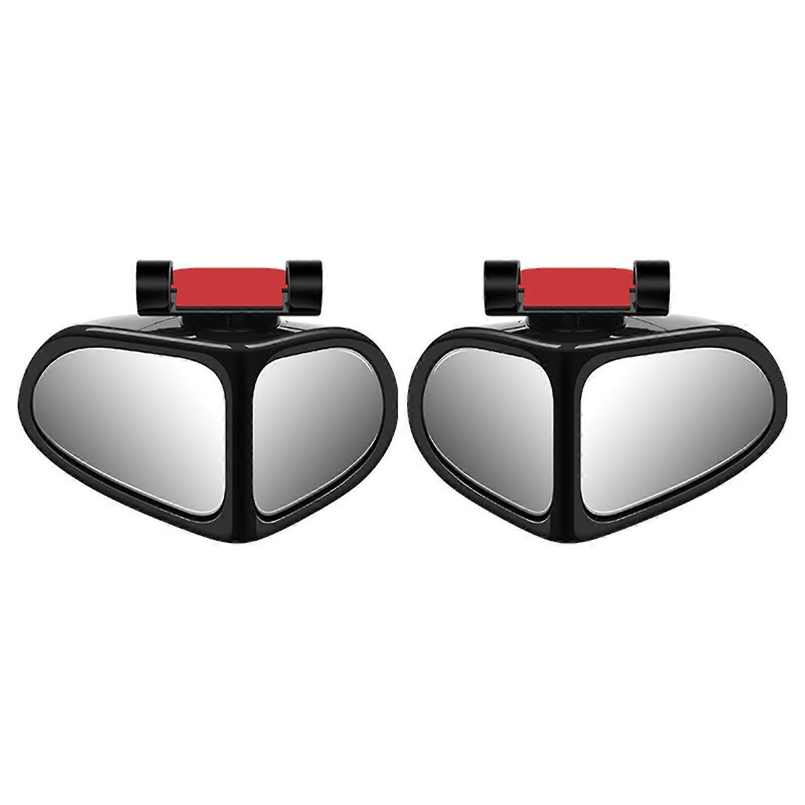 2 In 1車のブラインドスポットミラー、車用調整可能なブラインドスポットミラー360、前輪/後輪観察用ユニバーサルカー補助ミラー