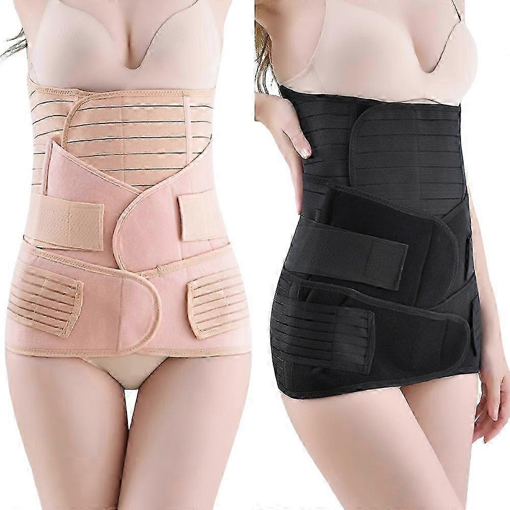 3 in 1 Supporto per la pancia postpartum Recupero Addome/vita/cintura pelvica Sezione C Avvolgimento per la pancia postpartum Corsetto Waist Trainer