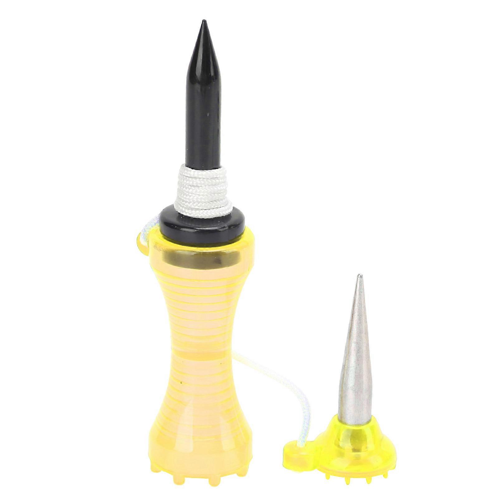 Golf Practice Tees Set Reusable Ball Playing Holder For Driving Range And Practice Matyellow