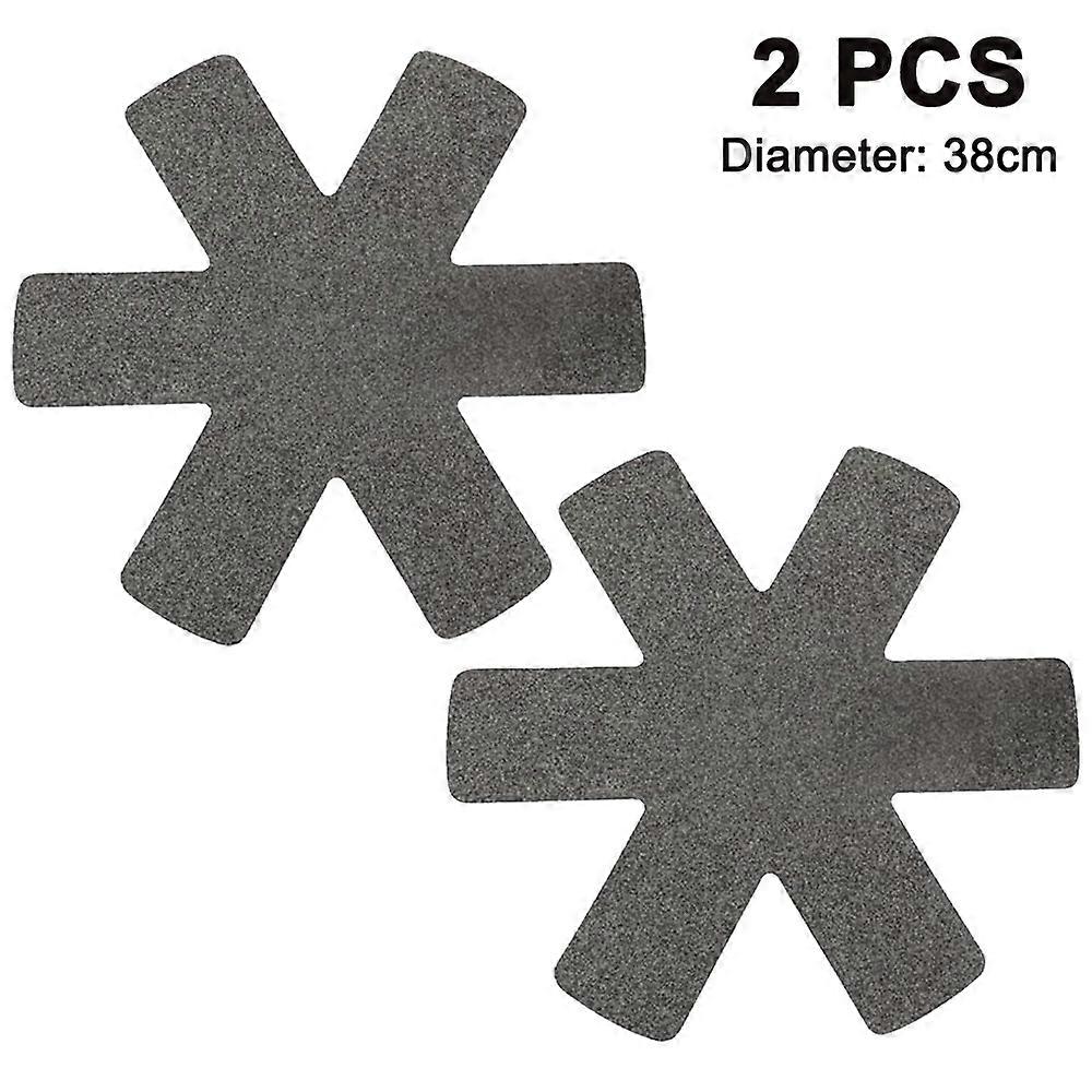 2pcs Pot and Pan Protectors,  Pot Dividers Pads/Stacking Pan Protectors/Pan Separators Pads for Protecting and Separating Pots and Pans