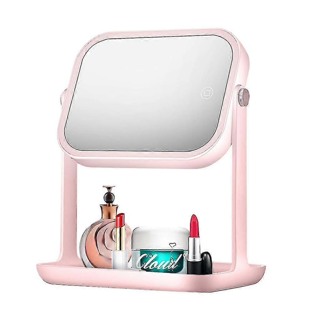 cht-led professional makeup mirror double-sided usb table mirror lamp dimmable vanity mirror lights with