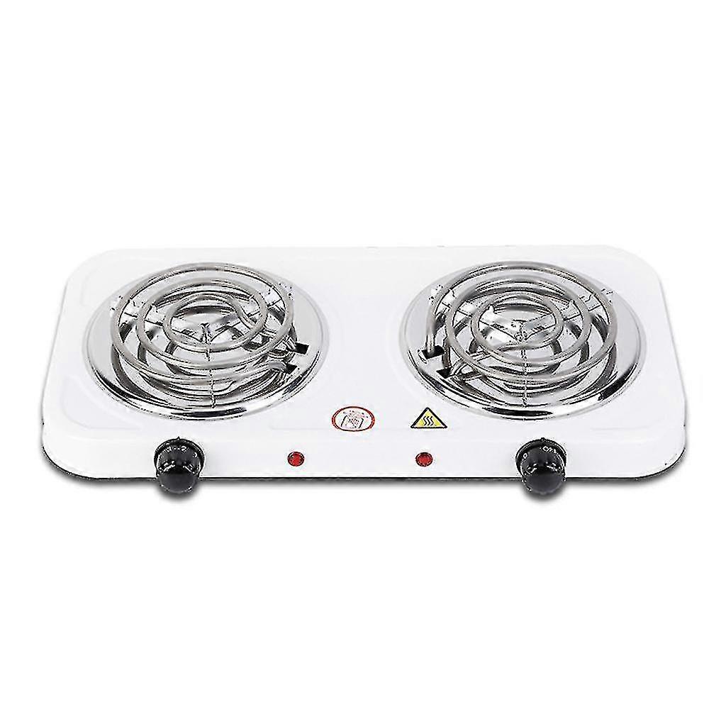 Hot Plate Elektrisk Dobbel Brenner Platetopp Bærbar Elektrisk Komfyr For Matlaging