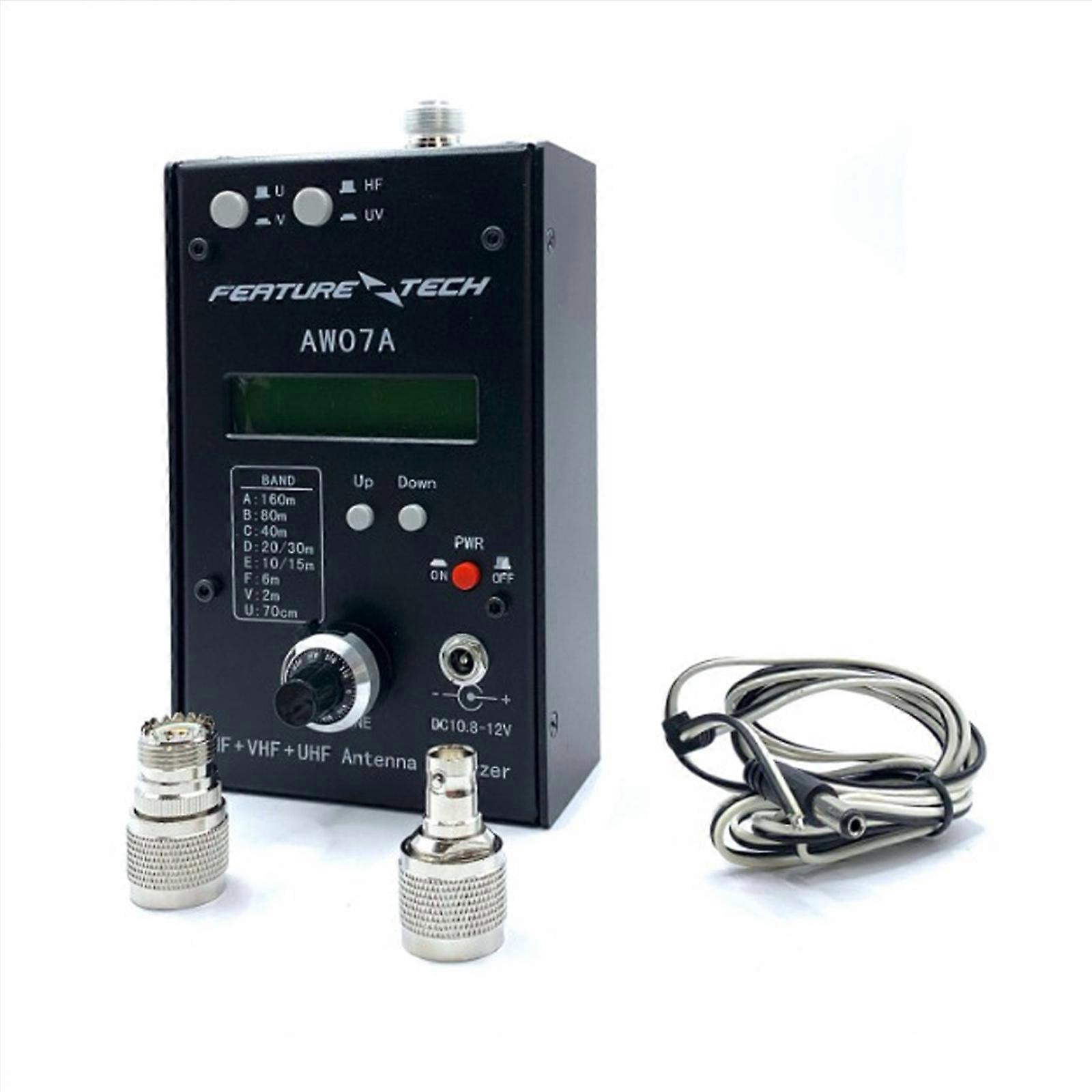 AW07A 160M HF / VHF / UHF Impédance SWR Antenna Analyzer Meter Tester Nouveau
