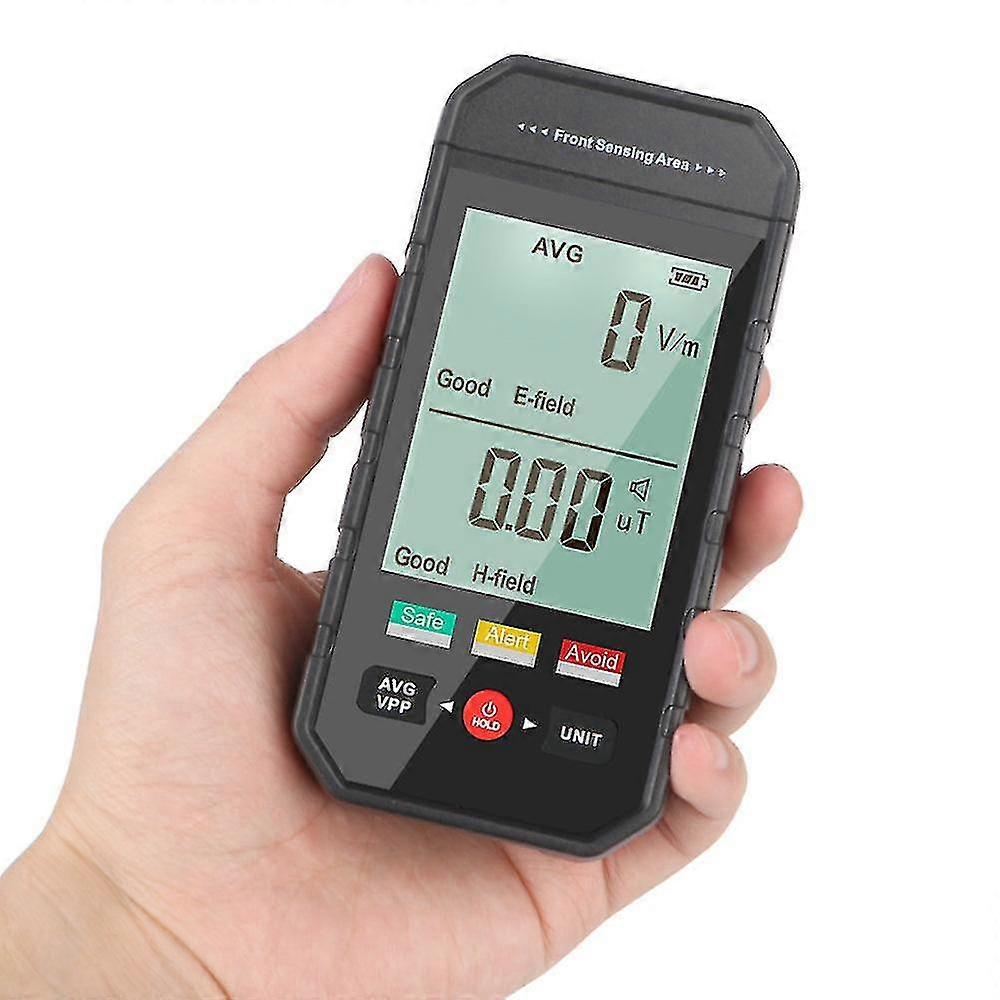 Magnetics Field Radio Test Sound Light Alarm Emf Meter Electric Field Tester Electromagnetic Radiation Detector_k29