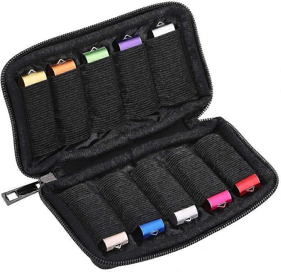 Usb Flash Drive Case - Vellgo Soft Material Thumb Drive Holder Case, Usb Drive Holder Organizer, Portable Electronic Accessories Bag For Usb Memory St