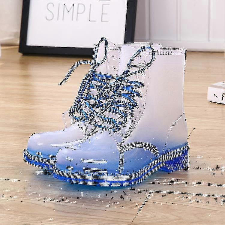 Ankle Boots Clear Water Boots Free Women Rain Boots Mature Lady