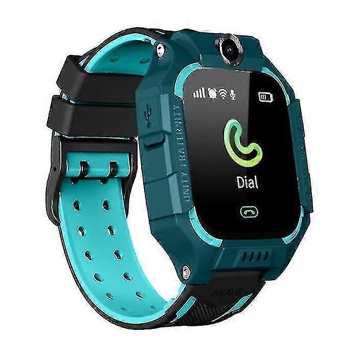 q19 smartwatch for kids with gps tracker smartband smartphone watch ips ios android blue