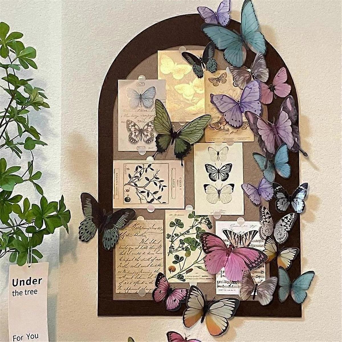 Butterfly Photo Board Photo Display Wall Butterfly Photo Collage Board Home Desktop Decor Γενέθλια C