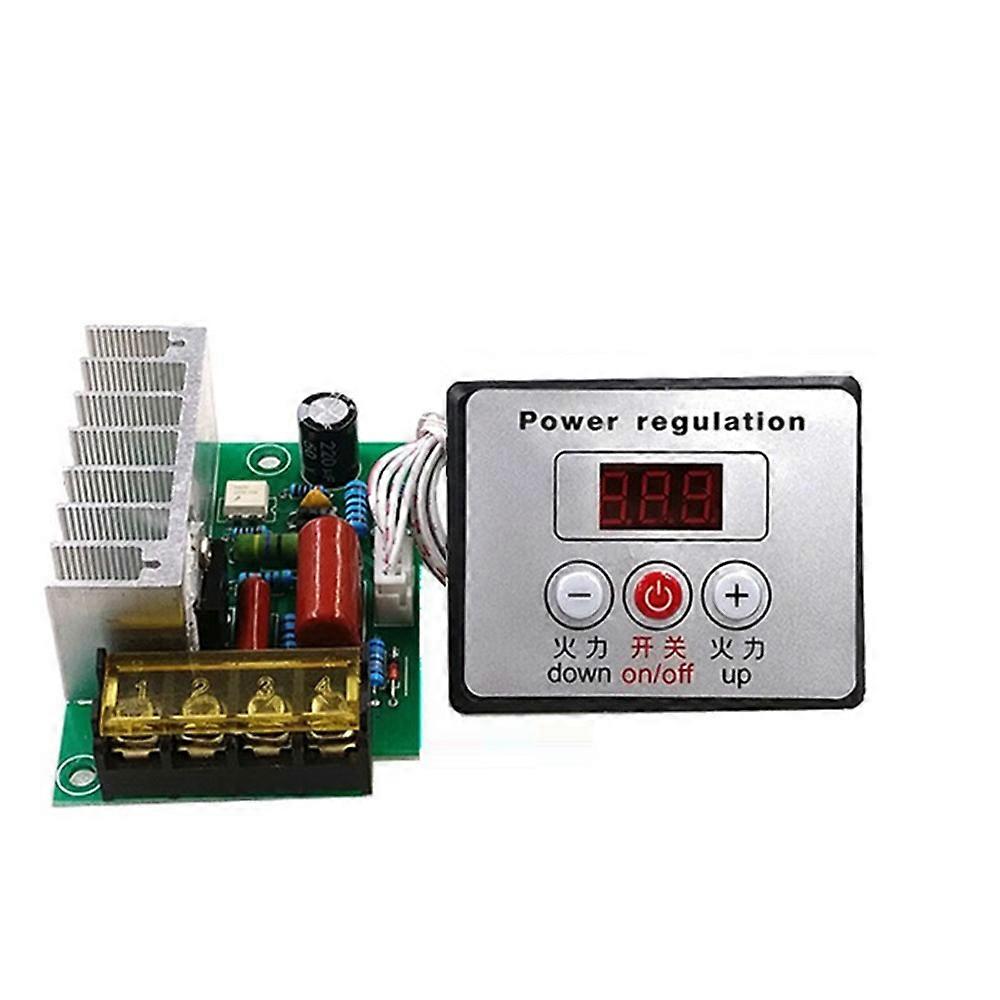 4000W AC Voltage Regulator Dimmer Electric Motor Speed Temperature Controller Heater Motors with Sw