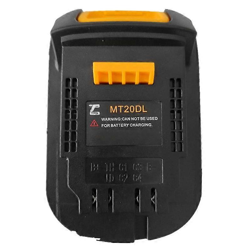 MT20DL Battery Converter Adapter For Makita 18V Bl1830 Bl1860 Bl1815 Convert To Dewalt 18V 20V DCB200 Li-Ion Battery