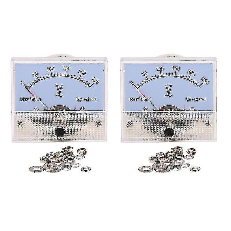 Pointer Ac Voltmeter Panel Volt-voltmeter Tester Meter Gauge For Cnc Machine Tools, Instruments, Etc