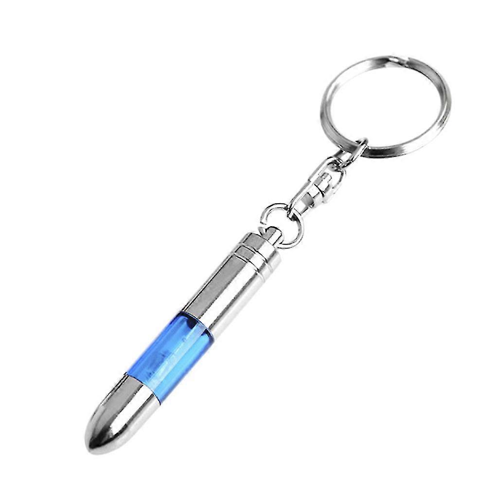 Anti Static Keychain Key Ring Built-in Led Emitter Car Interior Accessories