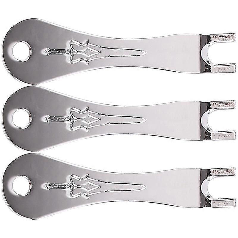 3pcs Guitar Bridge Pin Puller - Alloy String Peg Pullers, Bridge Pin Puller | Universal Removal Tools, Accessories for Acoustics,70*18*8mm