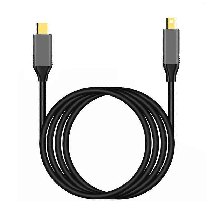 1.8m 4K USB Type-C to Mini Displayport 6Ft for Thunderbolt 3 DP Cable Adapter