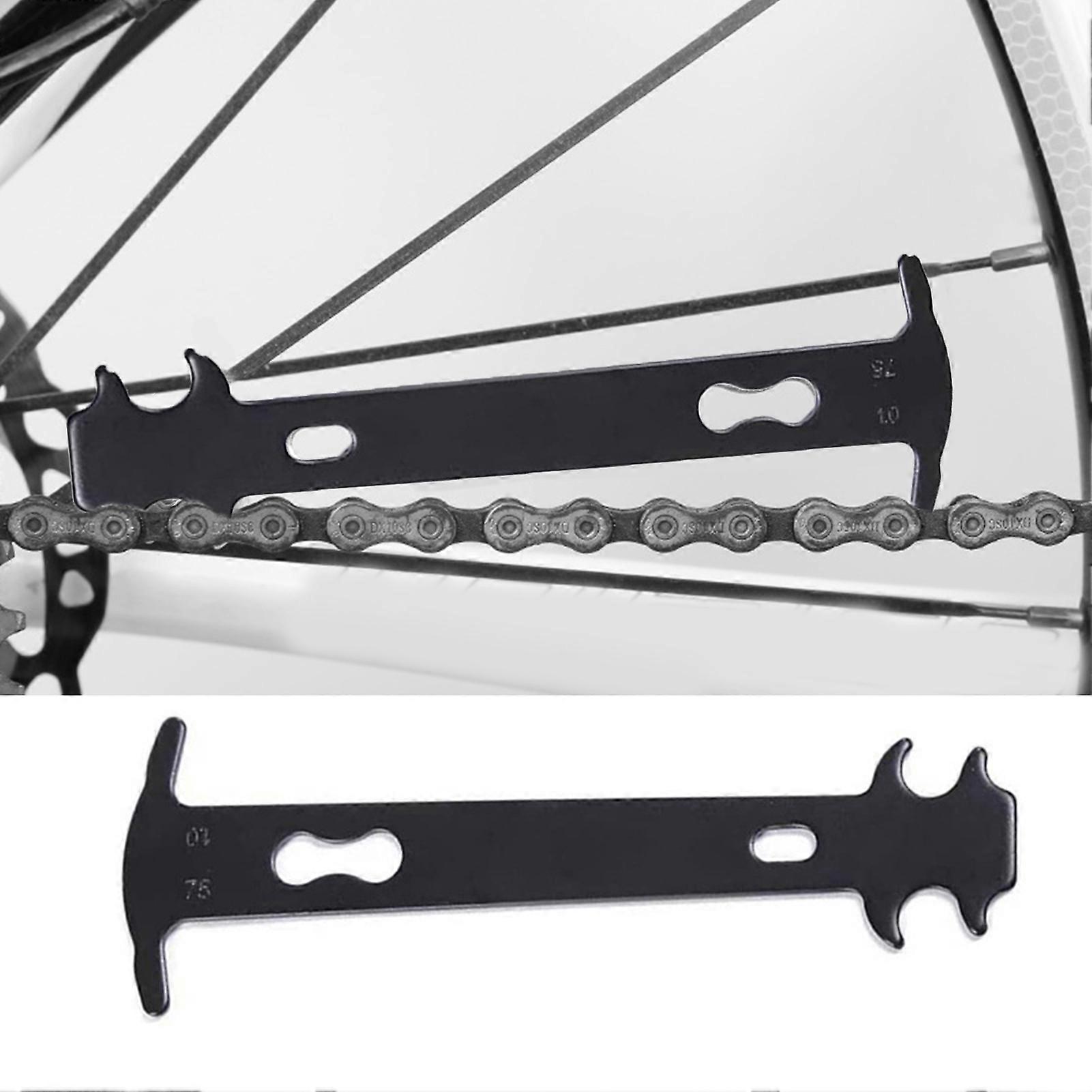 Kaesi Bike Chain Ruler Solid Repair Parts Lightweight Bicycle Chain Wear Indicator Checker for MTB