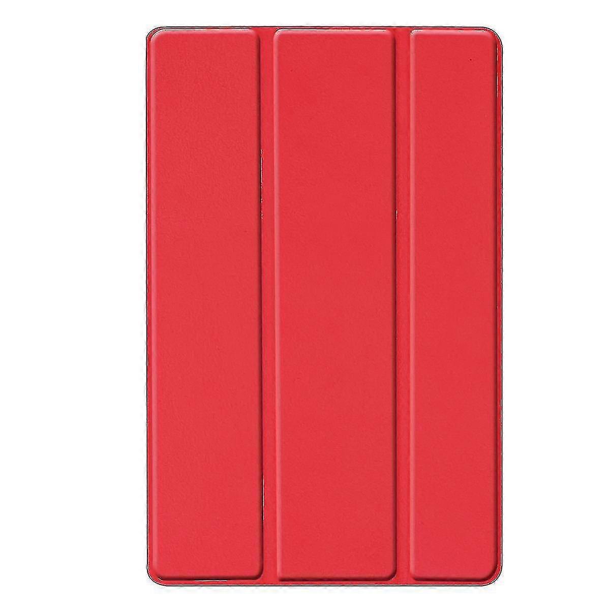 10.1 Inches Tablet Cover Leather Protective Tablet Shell Compatible With Tab A T510 T515 (red)
