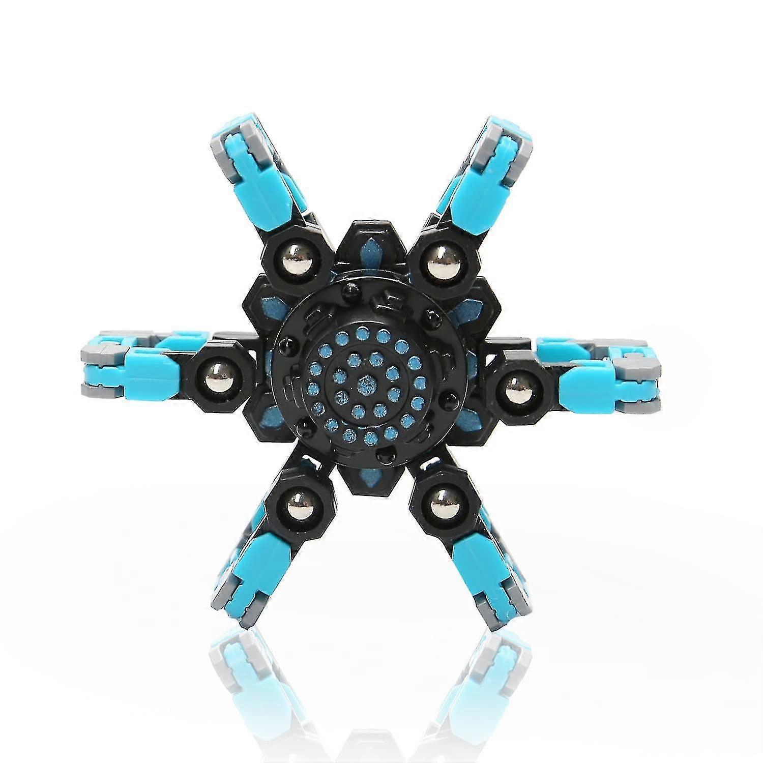 Transformable Fingertip Spinner Fidget Toys, Diy Rotate Stress Relief Toy For Kids Adults