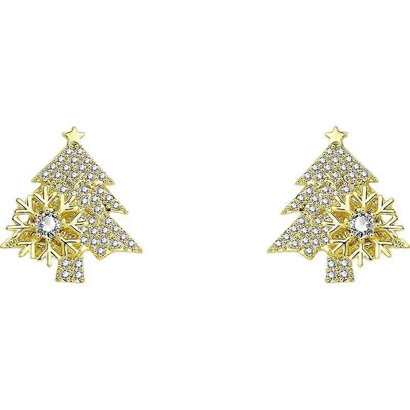 Christmas Tree Earrings Funny