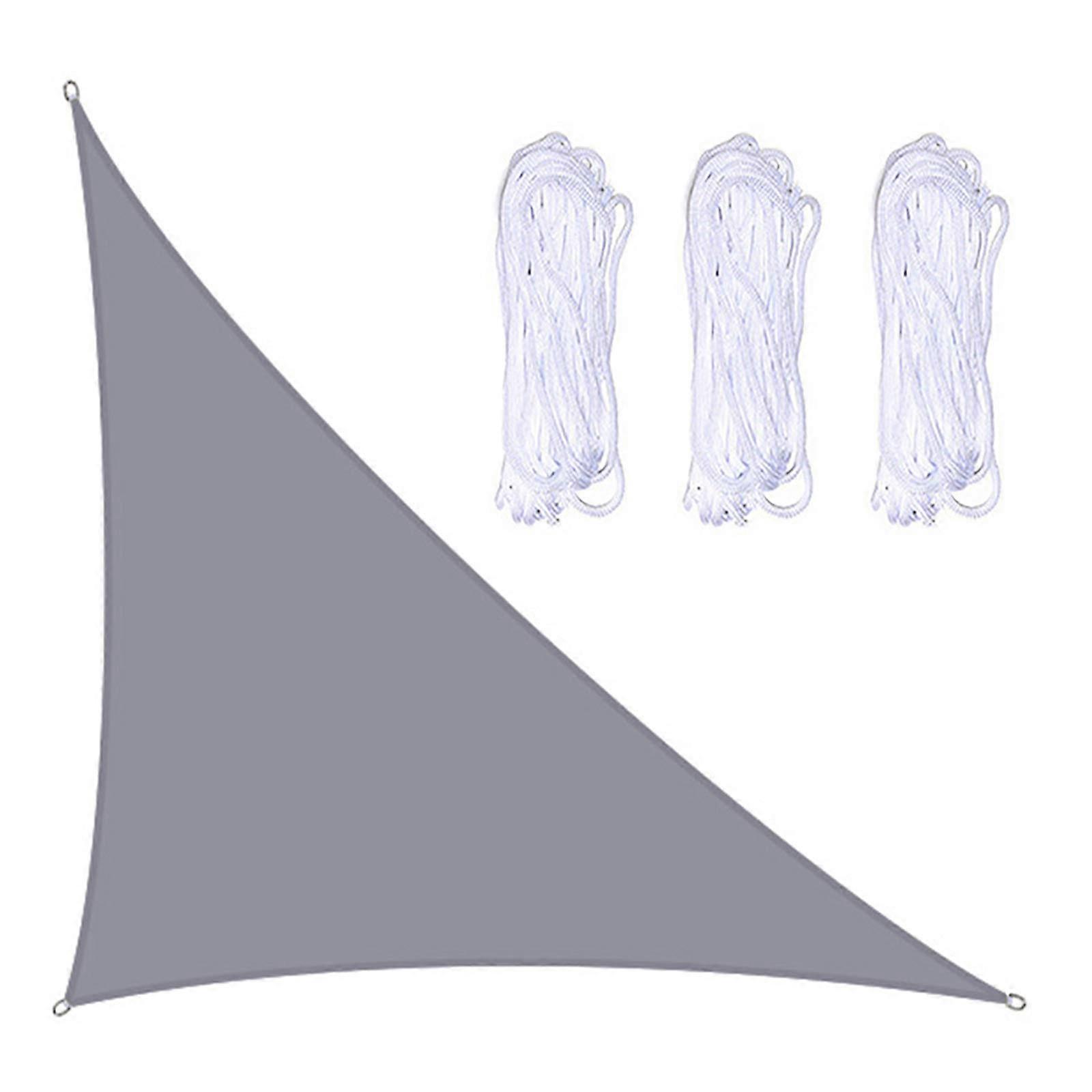 3x4x5m الزاوية اليمنى الظل الشراع مع 3 حبال ، للحديقة ، الفناء ، الحفلة ، الفناء ، التخييم (رمادي)
