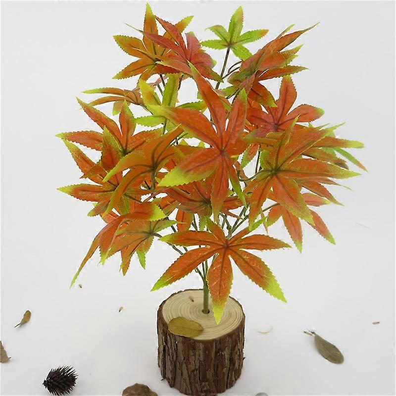 Artificial Maple leaf Maple Leaf  A bouquet Purple Maple leaf Bouquet Realistic Simulation Maple leaf Plants
